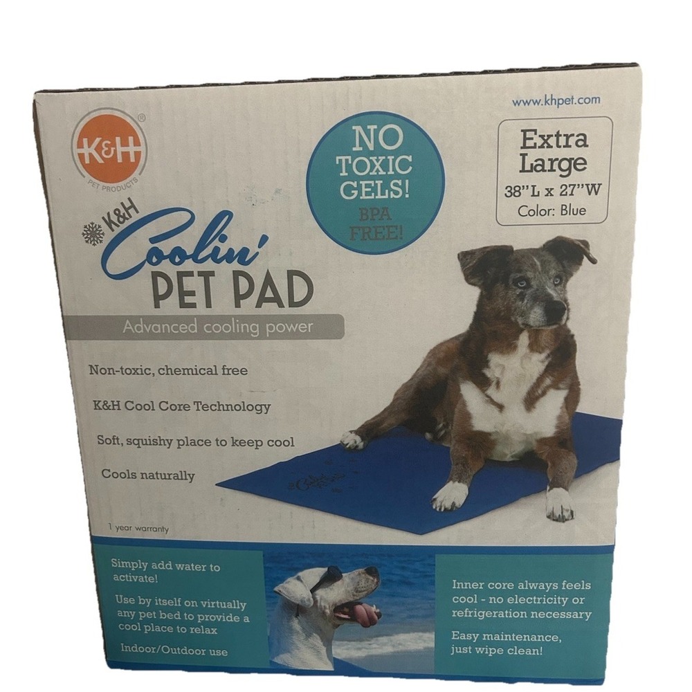 K&H Pet Products NEW Pet Pad XL Pet Coolin' Pad Indoor/Outdoor Cool Core